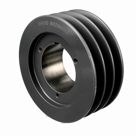 Browning 3 Groove Cast Iron Bushed Bore Multiple Sheave, 3B60Q 3B60Q